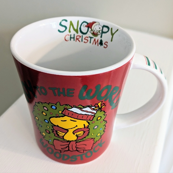 Peanuts Kitchen Snoopy And Woodstock Joy To The World Christmas